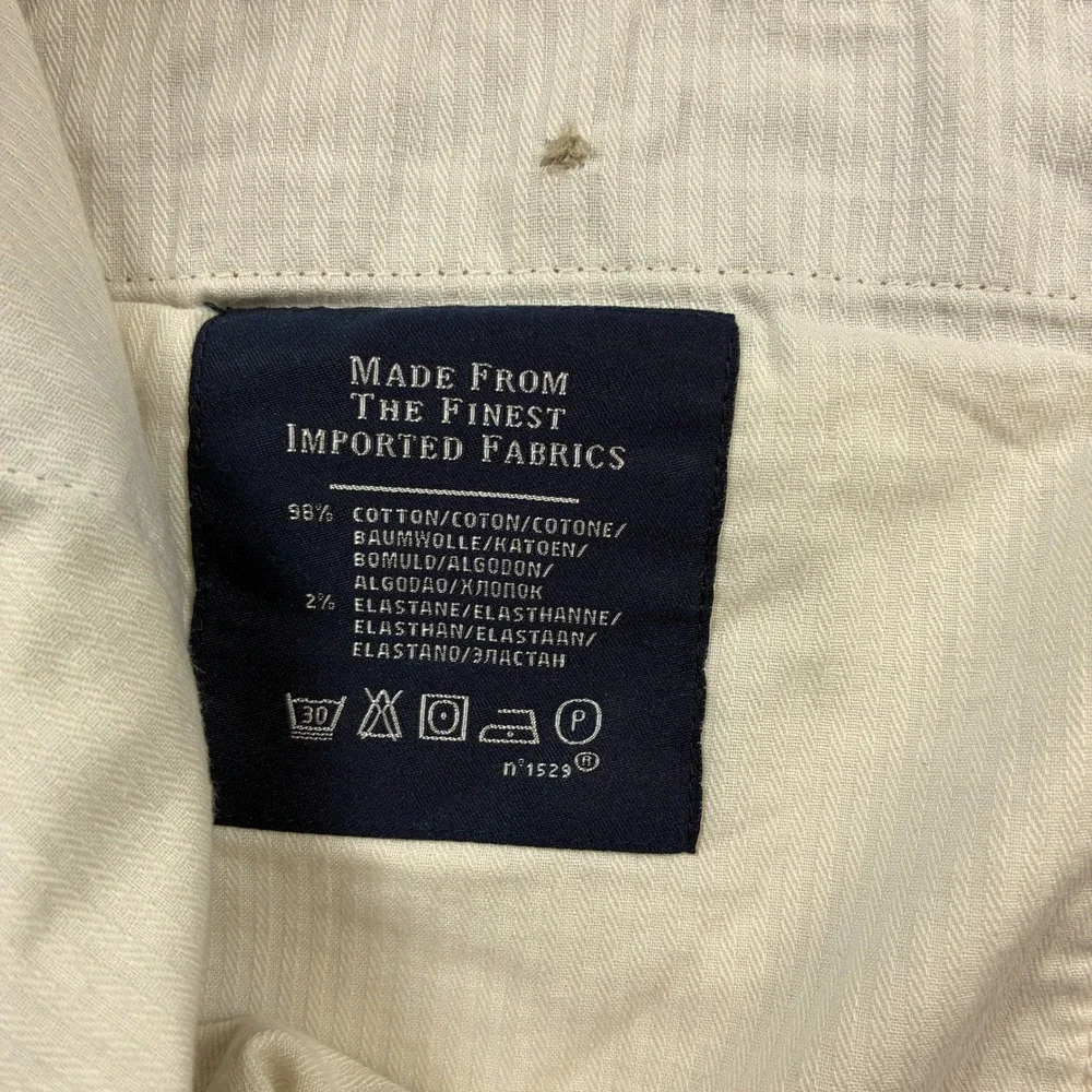 Polo Ralph Lauren Classic Fit Stretch Pants Khaki Tan Chino 35x31